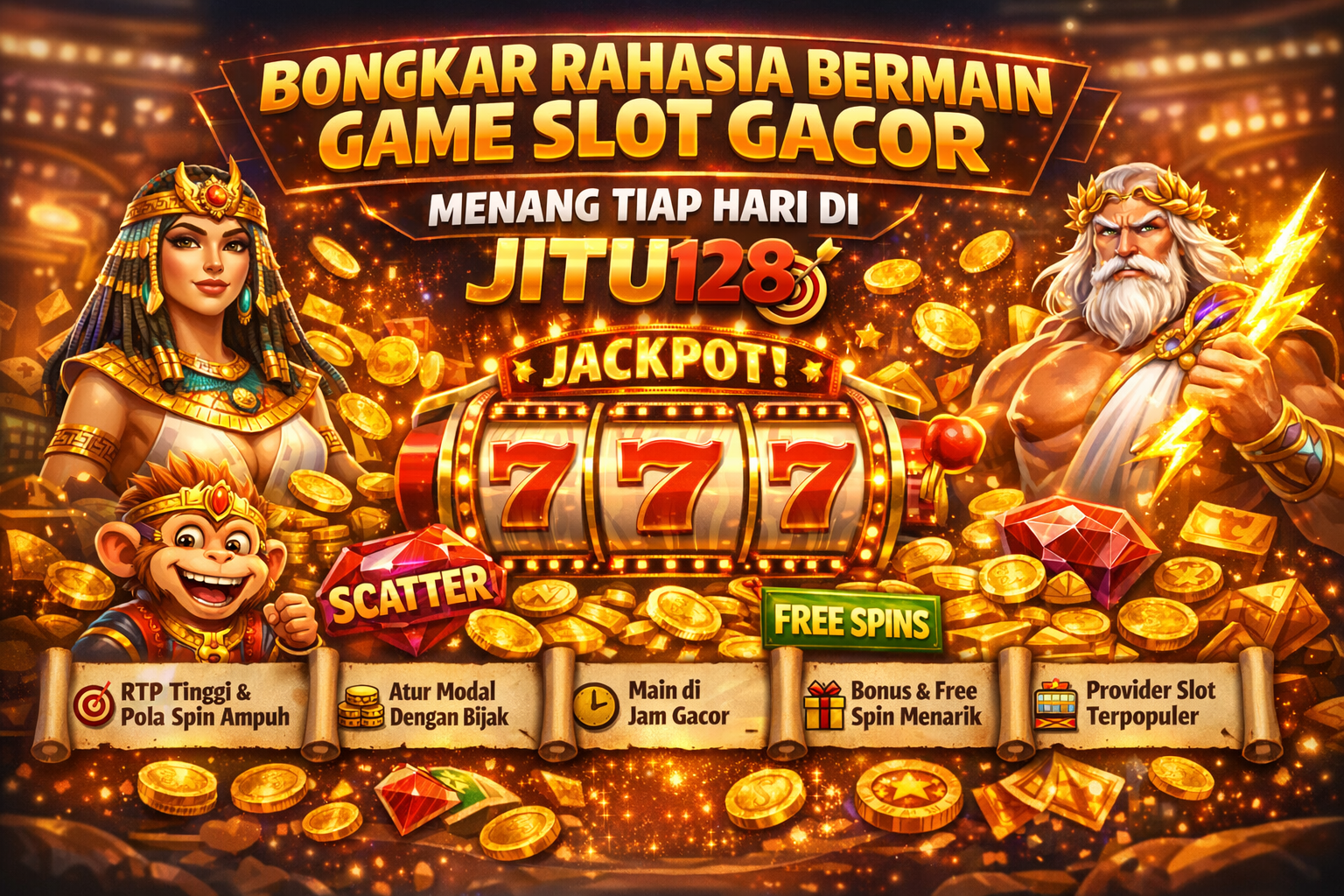Bongkar Rahasia Bermain Game Slot Gacor Menang Tiap Hari di JITU128
